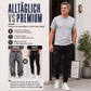 👖✨Bestseller – Slim-Fit-Jeans-Jogginghose mit Stretch-Bund – Einfach anzuziehen und mit elegantem, konisch zulaufendem Schnitt für den Alltag
