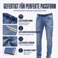 👖✨Bestseller – Slim-Fit-Jeans-Jogginghose mit Stretch-Bund – Einfach anzuziehen und mit elegantem, konisch zulaufendem Schnitt für den Alltag
