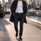 👖✨Bestseller – Slim-Fit-Jeans-Jogginghose mit Stretch-Bund – Einfach anzuziehen und mit elegantem, konisch zulaufendem Schnitt für den Alltag