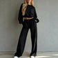 📢📢50%Rabatt!!!🎉✨2-teiliges Set: Sweatshirt und Hose für Damen