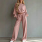 📢📢50%Rabatt!!!🎉✨2-teiliges Set: Sweatshirt und Hose für Damen