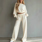 📢📢50%Rabatt!!!🎉✨2-teiliges Set: Sweatshirt und Hose für Damen