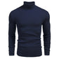 Figurbetonter Herren‑Rollkragen‑Strickpullover – zeitlos kombinierbar & die erste Wahl für Wärme!
