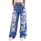 💎Top-bewertet 👖 Bequeme Wide-Leg-Jeans mit hohem Bund – hochwertiger Baumwolldenim für langlebigen Tragekomfort