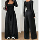 💎 Neuheiten – Eleganter Jumpsuit mit Karreeausschnitt – vielseitig und bequem