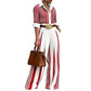 🌿👖 Bestseller – Streifen-Shirt und weite Hose – luftig und elegant