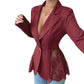 Damen-Blazer aus Spitze im Patchwork-Stil