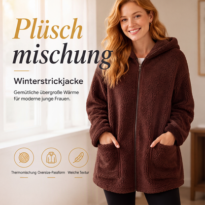 💎❄️ Jetzt im Trend – Kapuzen-Reißverschlussjacke – perfekt für Winter