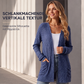 💎🌟 Top-bewertet – Hochwertiger Ripp-Cardigan – weich und bequem