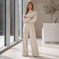 💎✨ Top-bewertet – Set mit Jacke und weiter Hose – zeitlos und praktisch