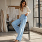 👖💎 Neuheiten – gestreifte Weithosen – bequem und vielseitig
