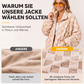 🧥 Top-bewertet – Schachbrett-Plüschjacke – zeitlos und bequem