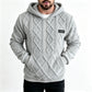 🧥❄️ Neuheiten – Herren-Raute-Kapuzenpullover – warm und bequem