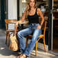 💎👖 Bestseller – Vintage-Stretchjeans – perfekt für Alltag und Büro
