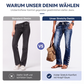 💎👖 Bestseller – Vintage-Stretchjeans – perfekt für Alltag und Büro