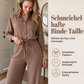 💎👖 Bestseller – Weitbein-Damen-Jumpsuit mit Bindegürtel