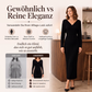 💎👗 Neuheiten – Geripptes V-Ausschnitt-Wickelkleid – elegant und bequem