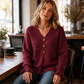 📢🎉50%Rabatt!!!🛍️✨Damen-Strickpullover mit V-Ausschnitt