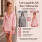 💎👗 Neuheiten – 50%Rabatt!!!🛍️✨Damen Strickkleid mit V-Ausschnitt und Laternenärmeln