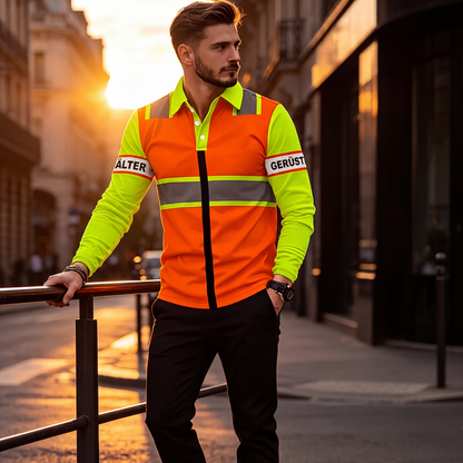 ⏰ Letzte Welle – Lager fast leer – 50% endet jederzeit ！Langarmshirt für Herren mit hoher Sichtbarkeit