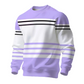 💞 Über 100.000 verkauft – der beliebteste Hit – jetzt zum halben Preis ！Gestreiftes Colorblock-Langarm-Sweatshirt für Herren