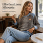 💎🧵 Bestseller – Karo-Denim-Sweatshirt mit Patchwork – bequem und stylisch