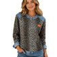 💎🧵 Bestseller – Karo-Denim-Sweatshirt mit Patchwork – bequem und stylisch