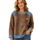 💎🧵 Bestseller – Karo-Denim-Sweatshirt mit Patchwork – bequem und stylisch