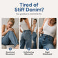 👖✨ Bestseller –  High-Waist-Barrel-Jeans mit Stretch-Anteil für Damen