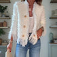 💎🧥 Neuheiten – Kurzjacke mit Quasten und Knöpfen – bequem