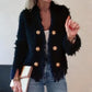 💎🧥 Neuheiten – Kurzjacke mit Quasten und Knöpfen – bequem
