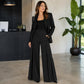 👖🔥 Jetzt im Trend – Weite plissierte High-Waist-Hose für Damen