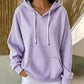 Gestreefter Patchwork-Hoodie für Damen