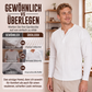 Lässiges Waffelstrick-Henley-Shirt für Herren