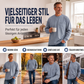 📢📢50% Rabatt!!! 🎉✨ Langarm-T-Shirt für Herren – lockere Passform