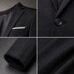 Herren Slim Fit Blazer mit Knopfleiste und Revers