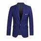Herren Slim Fit Blazer mit Knopfleiste und Revers