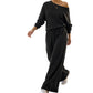 🛍️💎 Bestseller – Strick-Set mit weiter Hose – lässig und elegant