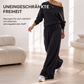 🛍️💎 Bestseller – Strick-Set mit weiter Hose – lässig und elegant