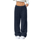 Thickened Warm Straight-Leg Pants