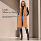 🧥✨ Neuheiten – Zweireihige lange Weste – elegant und vielseitig