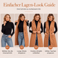 🧥✨ Neuheiten – Zweireihige lange Weste – elegant und vielseitig