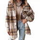 🧥🍁 Neuheiten – Damen klassische gemütliche karierte Kapuzenjacke