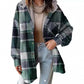 🧥🍁 Neuheiten – Damen klassische gemütliche karierte Kapuzenjacke