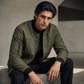Herren-Blousonjacke aus Wildlederimitat