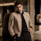 Herren-Blousonjacke aus Wildlederimitat