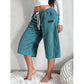 👖💎 Neuheiten – Ripp-Cargohose mit Kordelzug – bequem und vielseitig