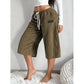 👖💎 Neuheiten – Ripp-Cargohose mit Kordelzug – bequem und vielseitig