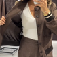 Damen-Freizeitjacke und -Hosen-Set