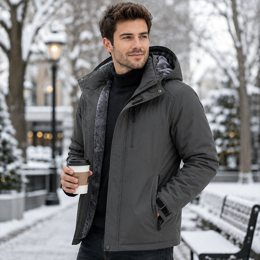 🧥❄️ Bestseller – Gefütterte Herrenjacke – perfekt für Outdoor